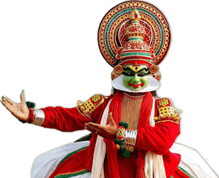 Traditional Kathakali Dancer